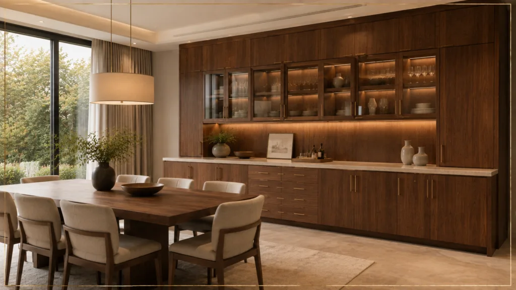 Built-In Dining Storage