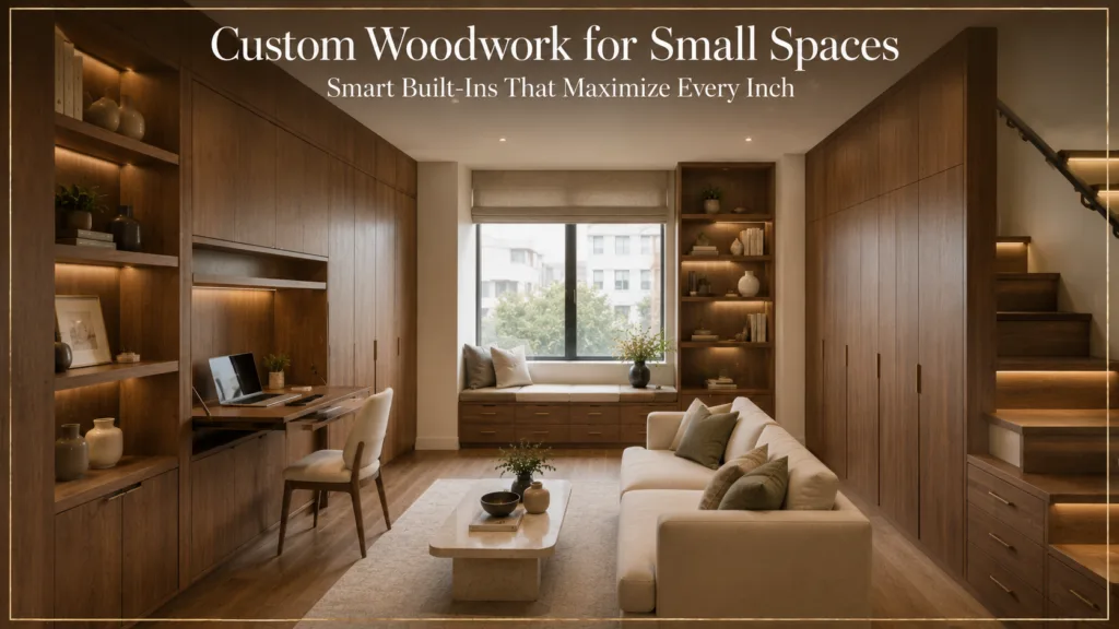 Custom Woodwork Ideas for Small Spaces