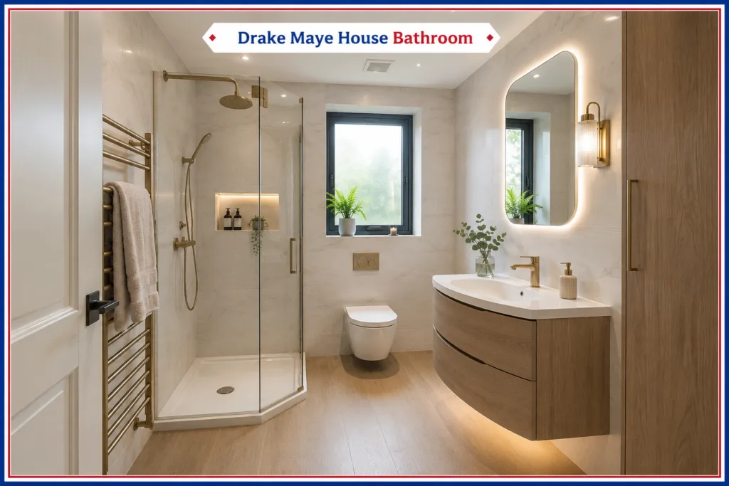 Drake Maye House Bathroom