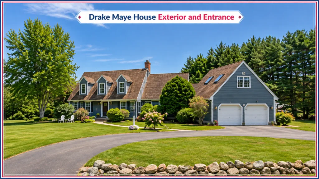 Drake Maye House Exterior and Entrance