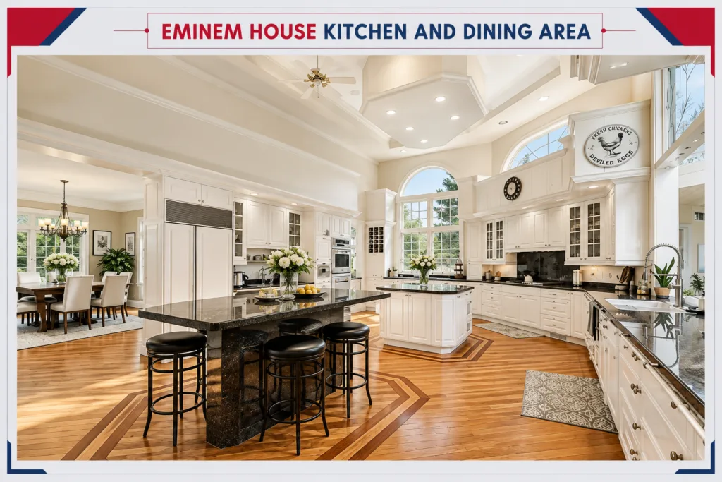 Eminem House Kitchen and Dining Area