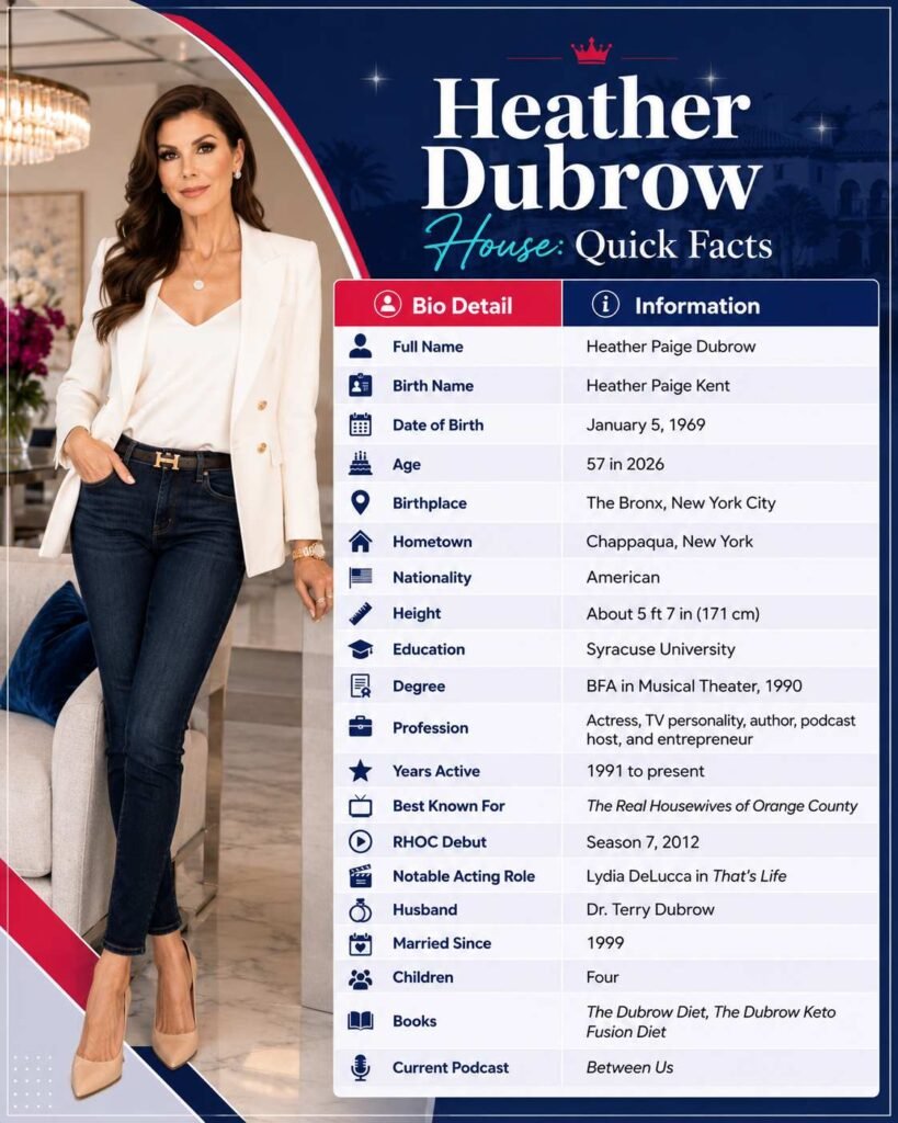 Heather Dubrow Bio Quick Facts