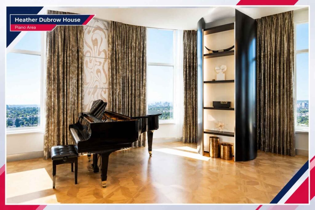 Heather Dubrow House Piano Area