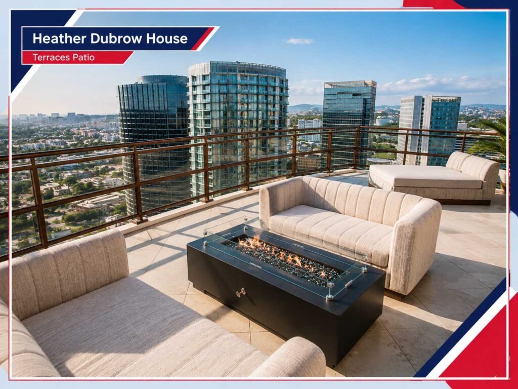 Heather Dubrow House Terraces Patio