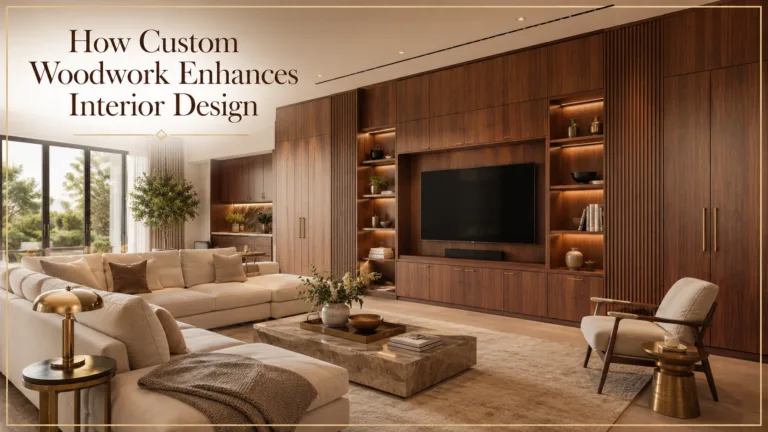 How Custom Woodwork Enhances Interior Design