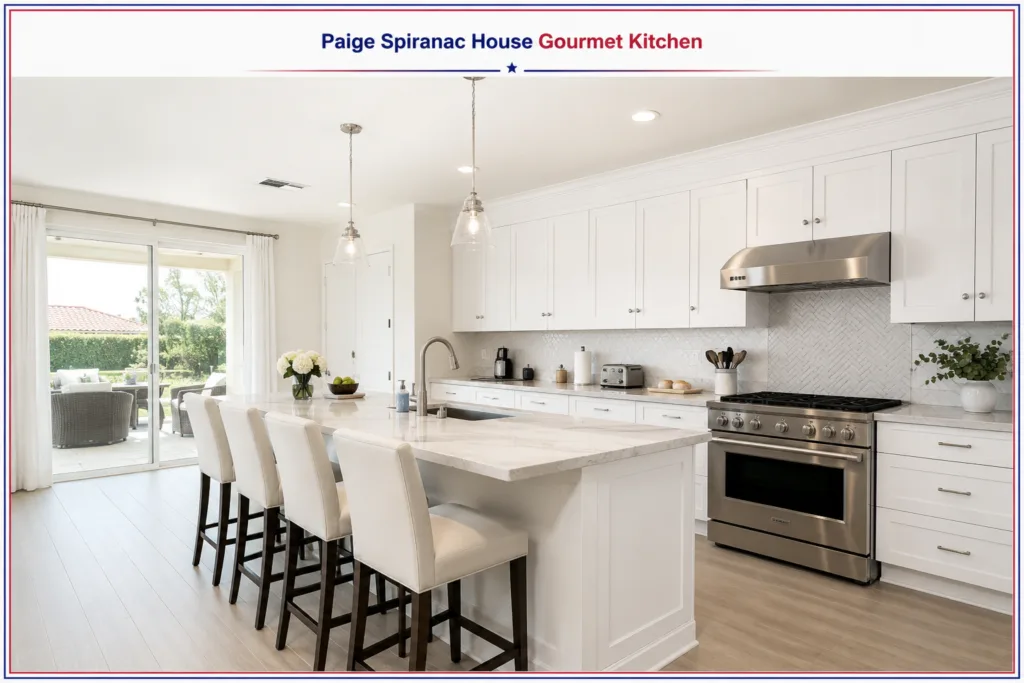 Paige Spiranac House Gourmet Kitchen