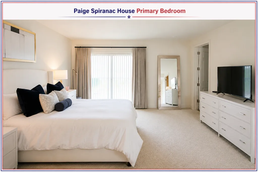 Paige Spiranac House Primary Bedroom