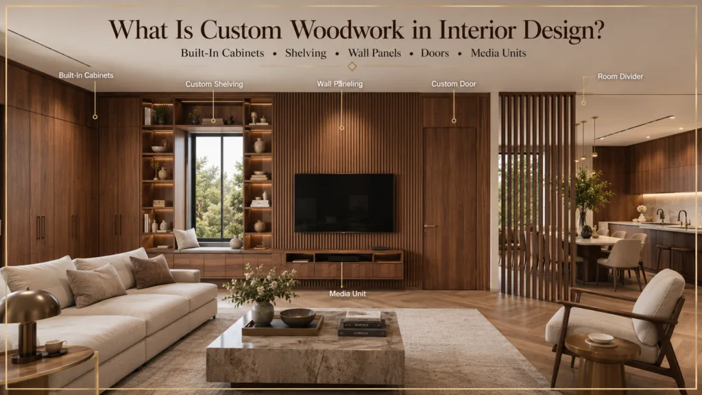What Is Custom Woodwork in Interior Design