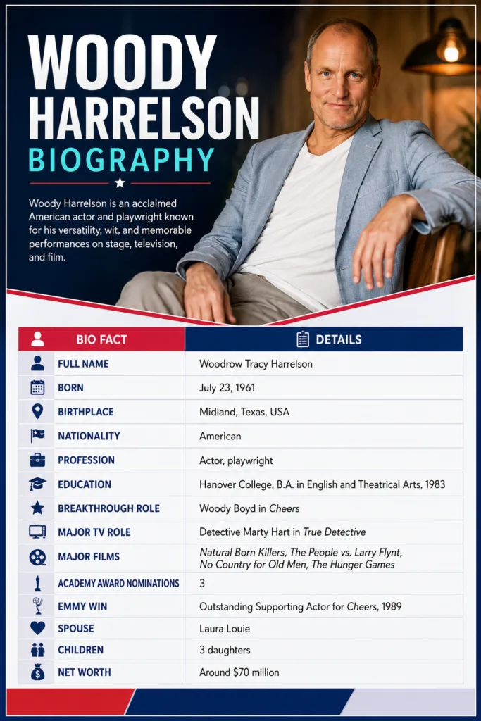 Woody Harrelson Biography