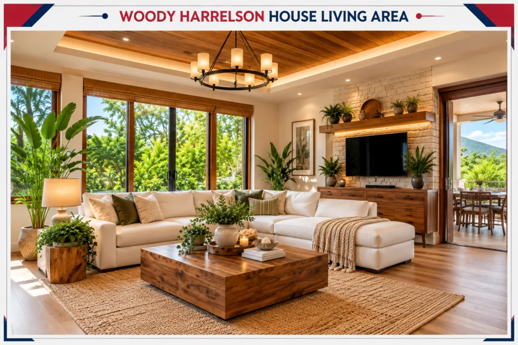 Woody Harrelson House Living Area