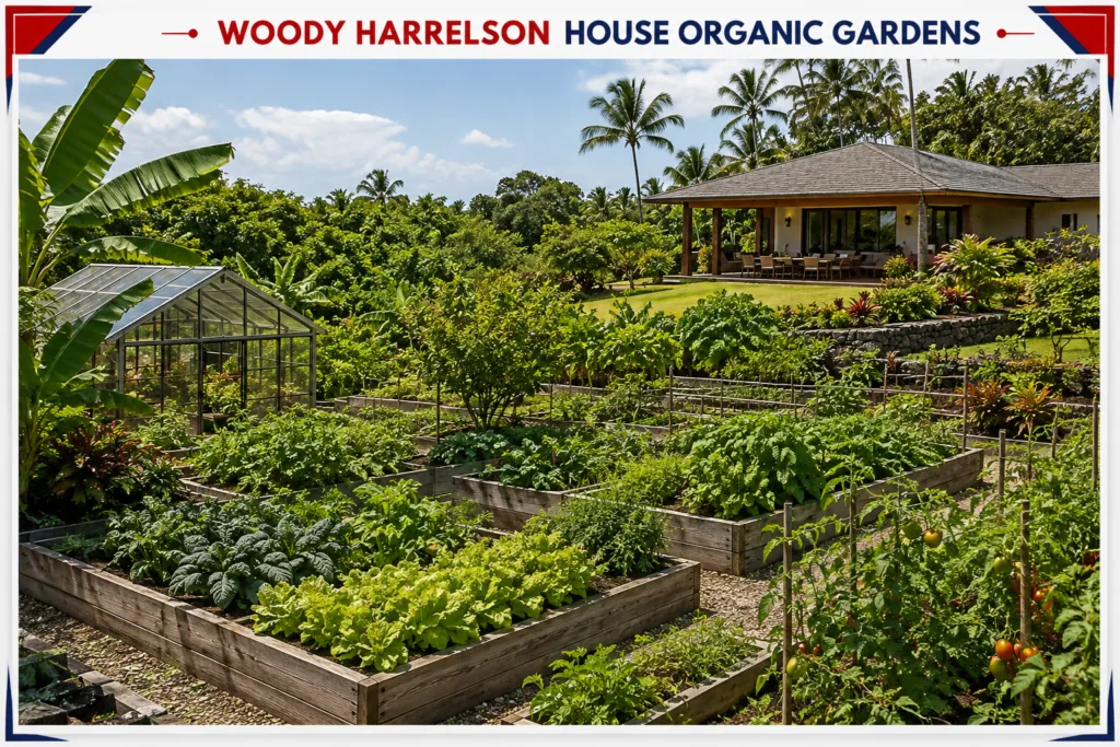 Woody Harrelson House Organic Gardens