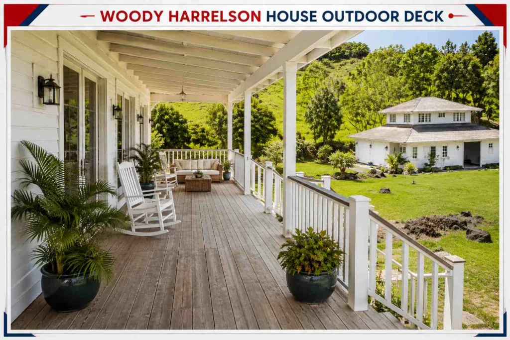 Woody Harrelson House Outdoor Deck