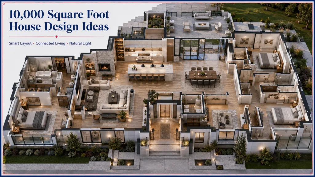 10,000 Square Foot House Design Ideas