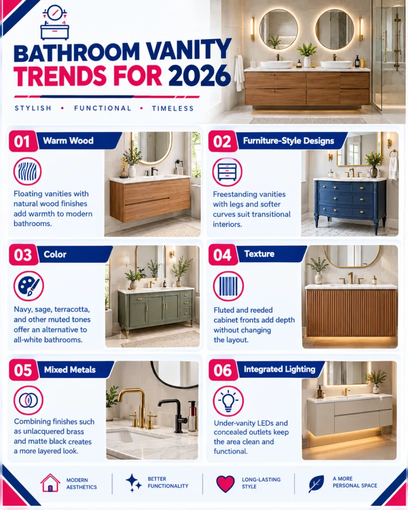 Bathroom Vanity Trends for 2026