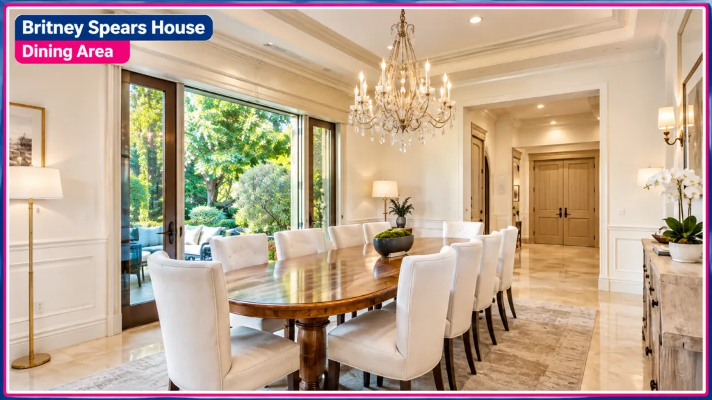 Britney Spears House Dining Area