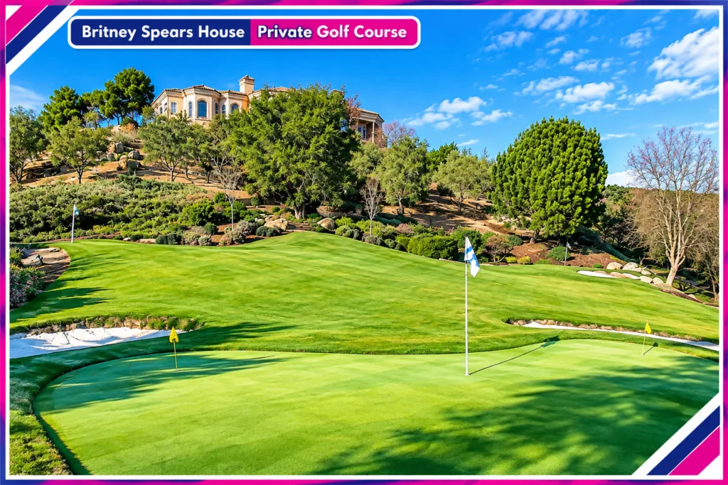 Britney Spears House Private Golf Course