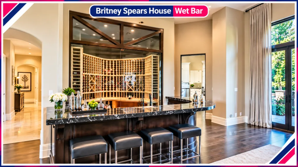 Britney Spears House Wet Bar