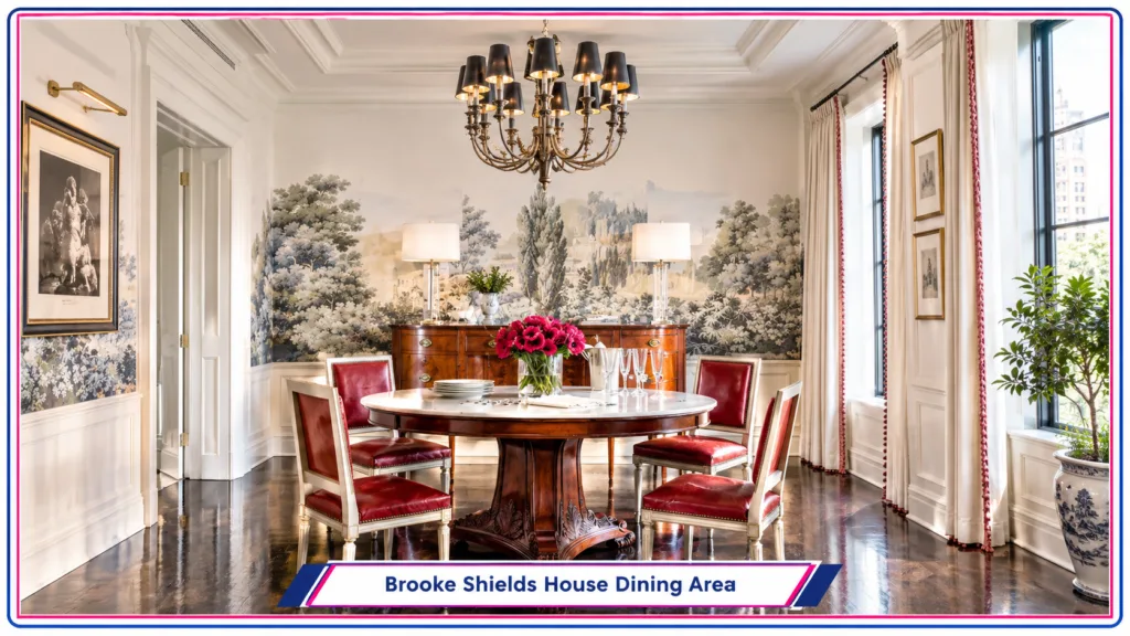 Brooke Shields House Dining Area