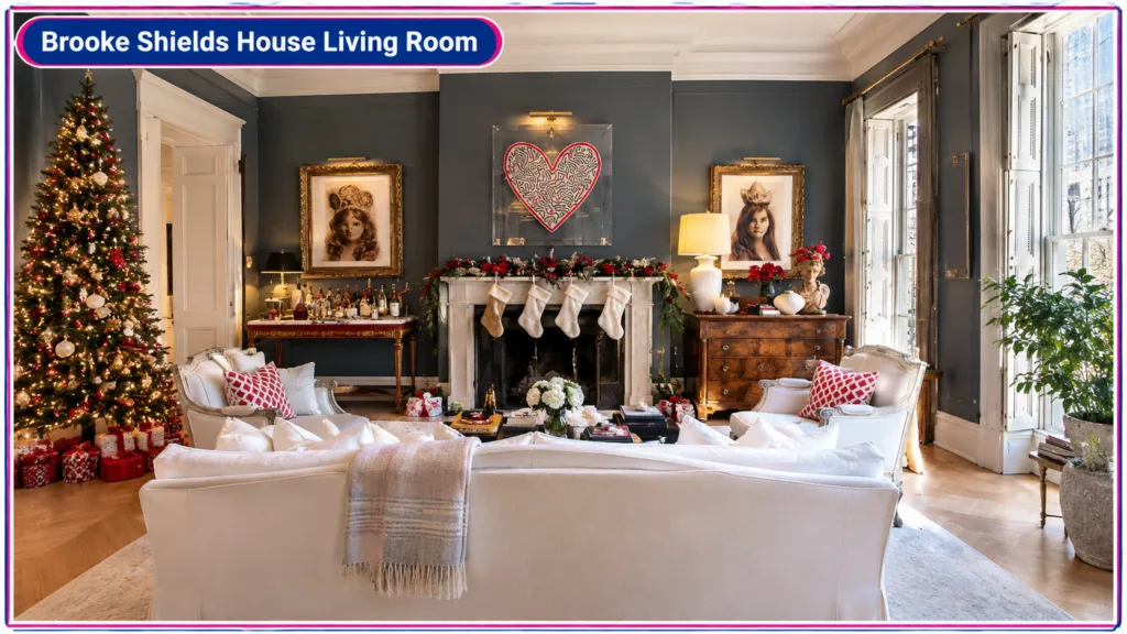Brooke Shields House Living Room