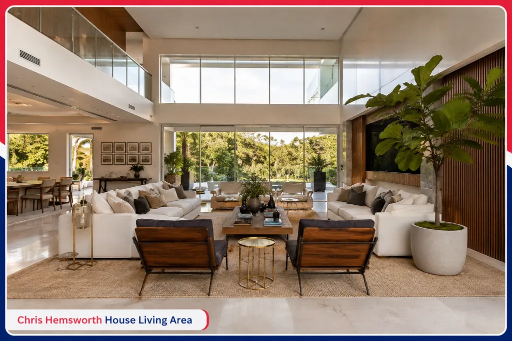 Chris Hemsworth House Living Area