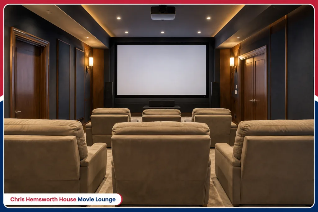 Chris Hemsworth House Movie Lounge
