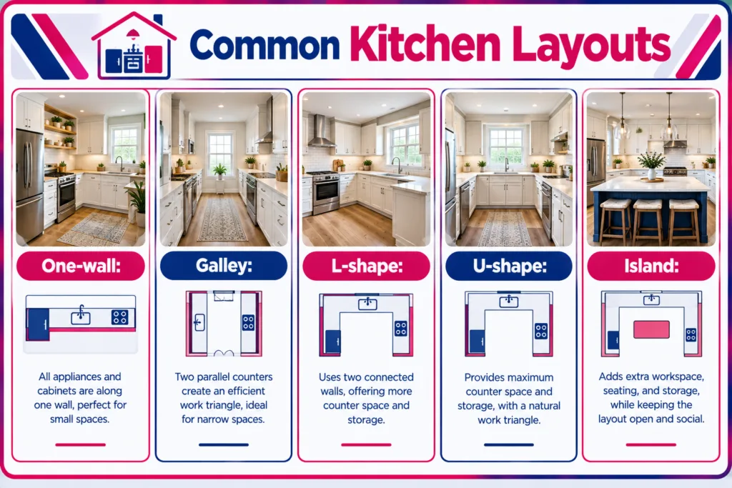 Common Kitchen Layouts