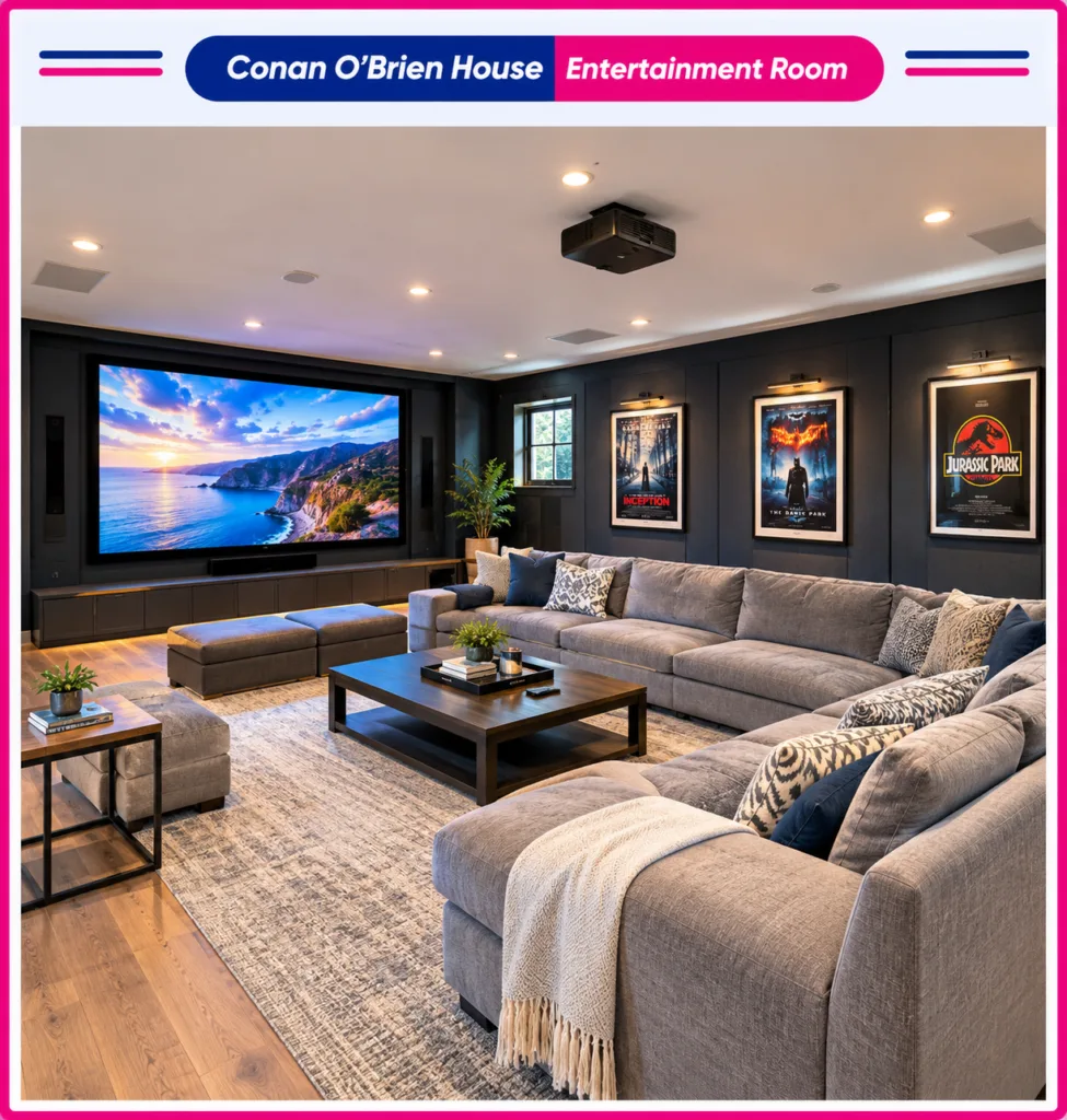 Conan o brine California house Entertainment Room