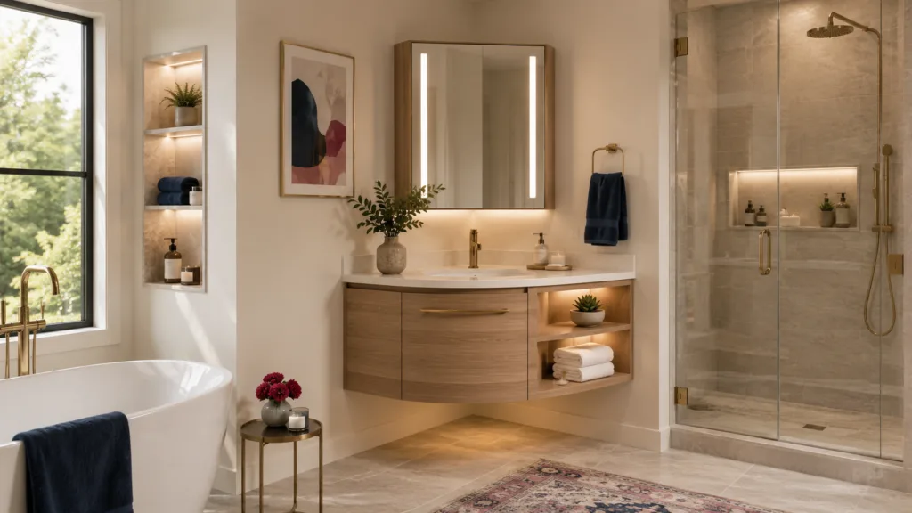 Corner Vanity