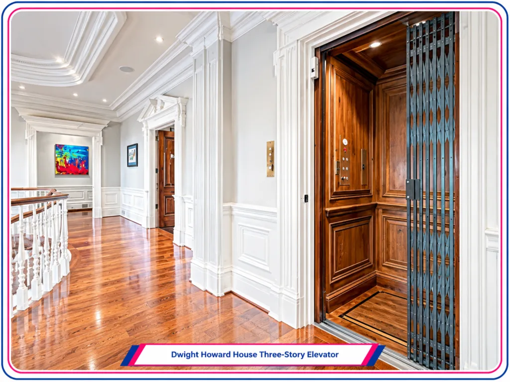 Dwight Howard House Three-Story Elevator