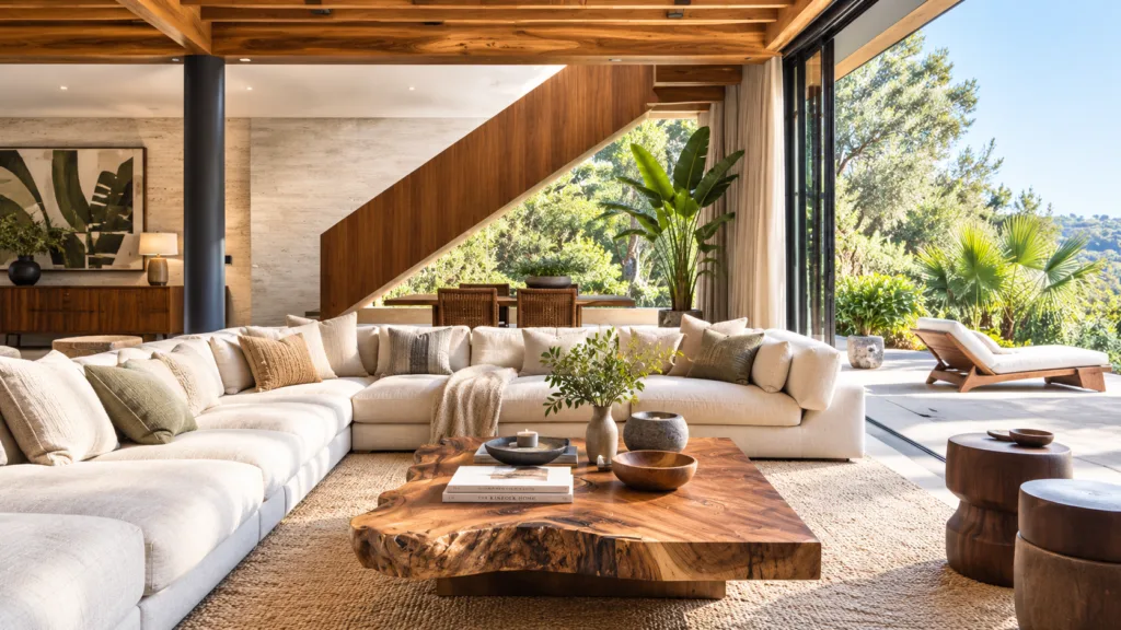 Highlight Natural Materials for Modern Design