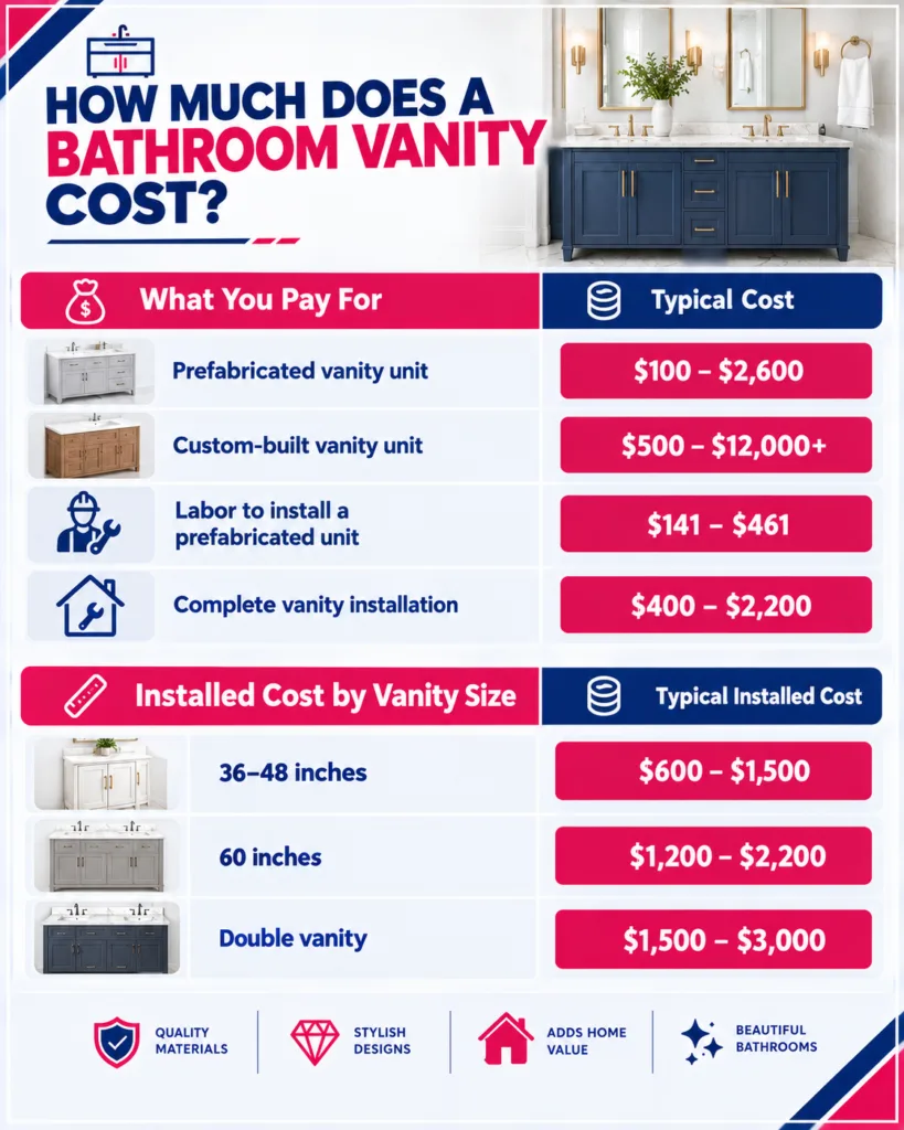 How Much Does a Bathroom Vanity Cost