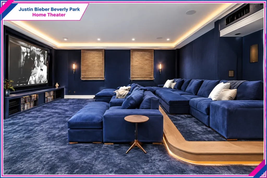Justin Bieber Beverly Park Home Theater