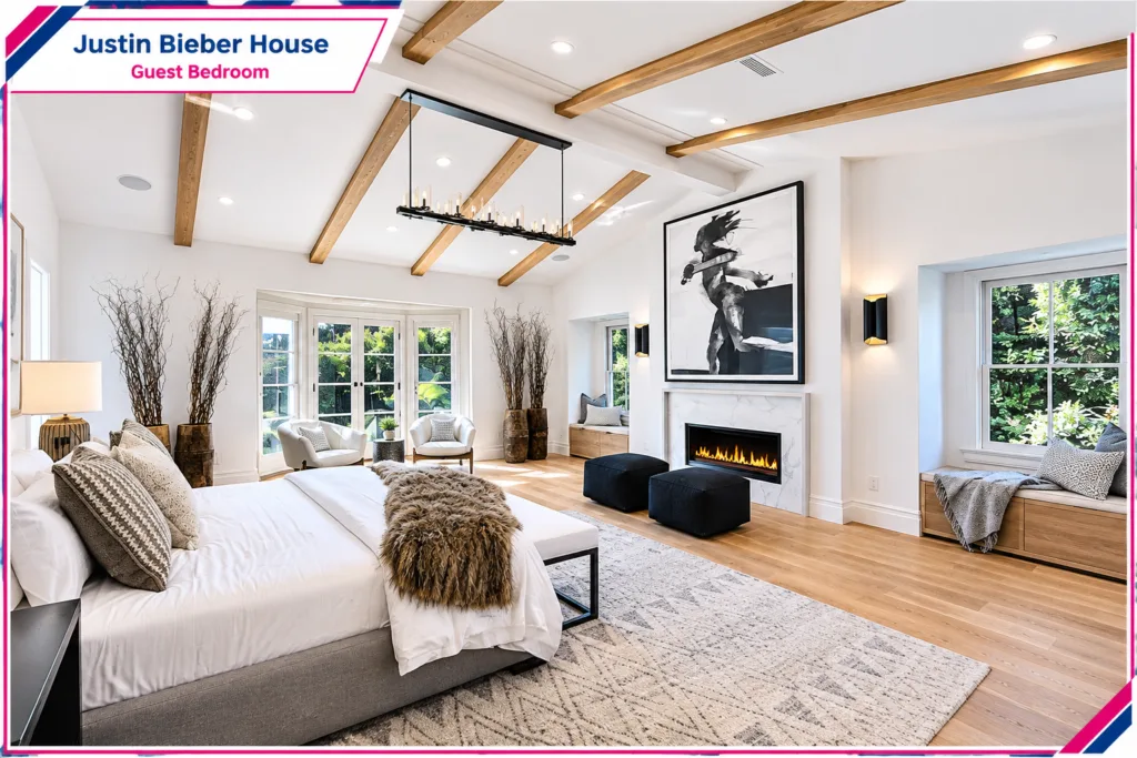 Justin Bieber House Guest Bedroom