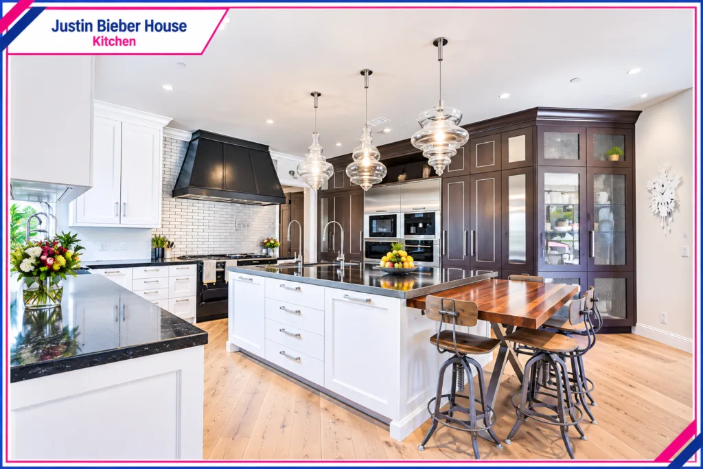 Justin Bieber House Kitchen