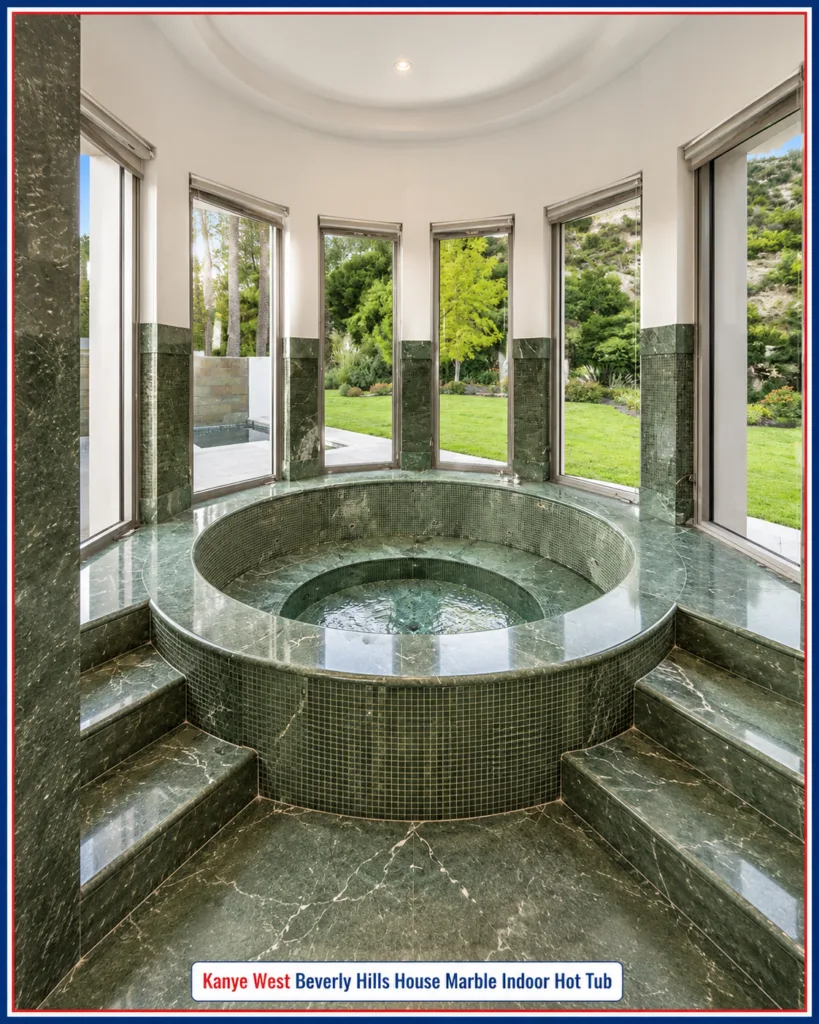 Kanye West Beverly Hills House Marble Indoor Hot Tub