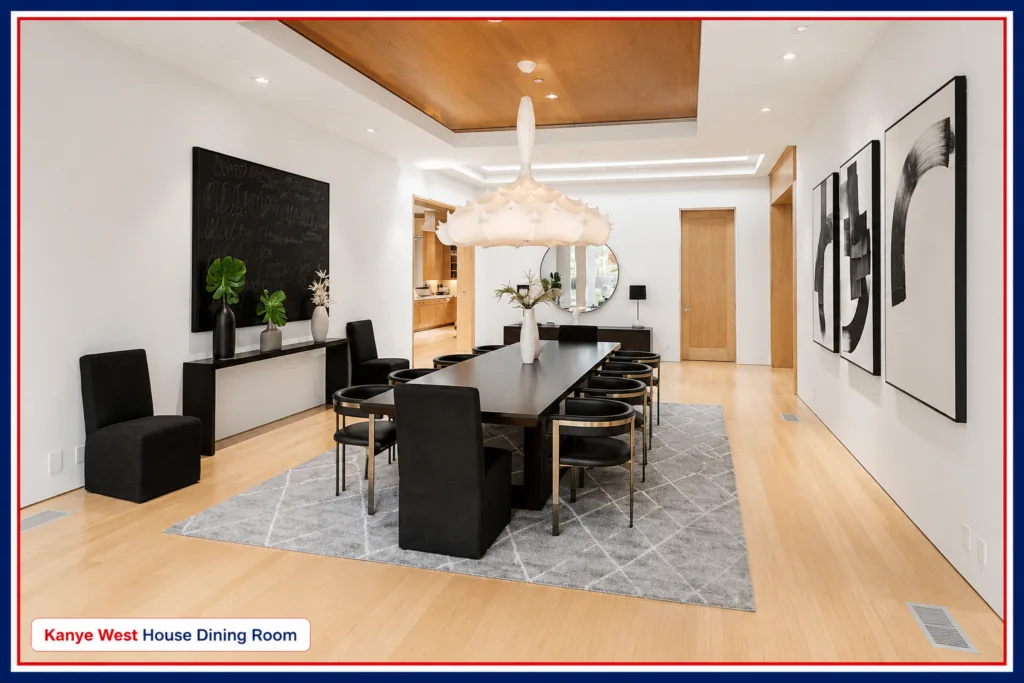 Kanye West House Dining Room