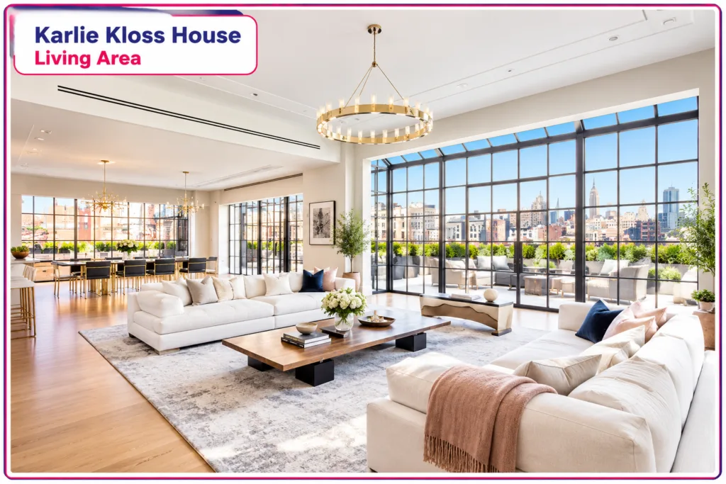 Karlie Kloss House Living Area