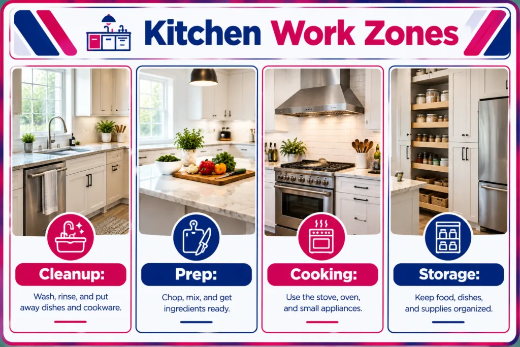 Kitchen Work Zones