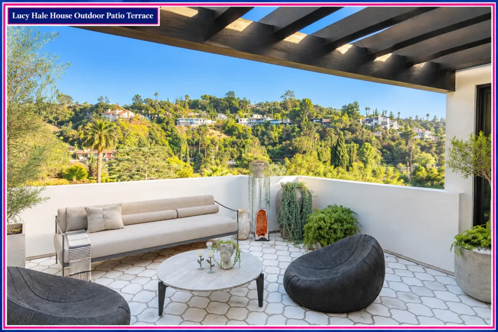 Lucy Hale House Outdoor Patio Terrace