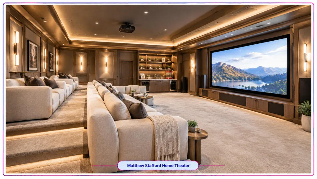 Matthew Stafford Home Theater