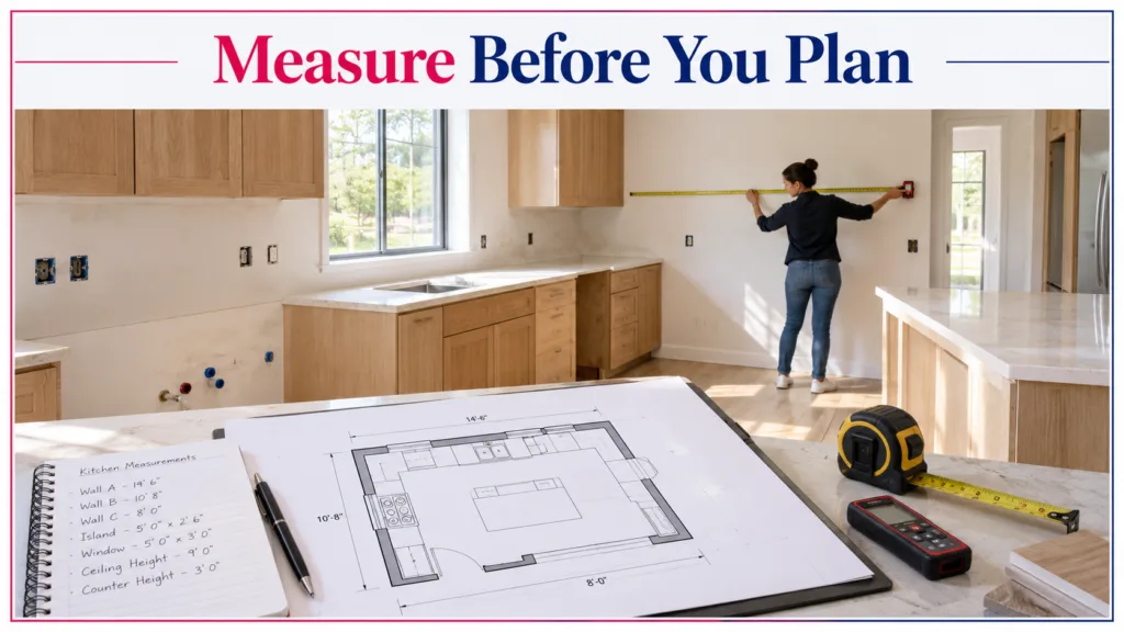 Measure Before You Plan a Kitchen