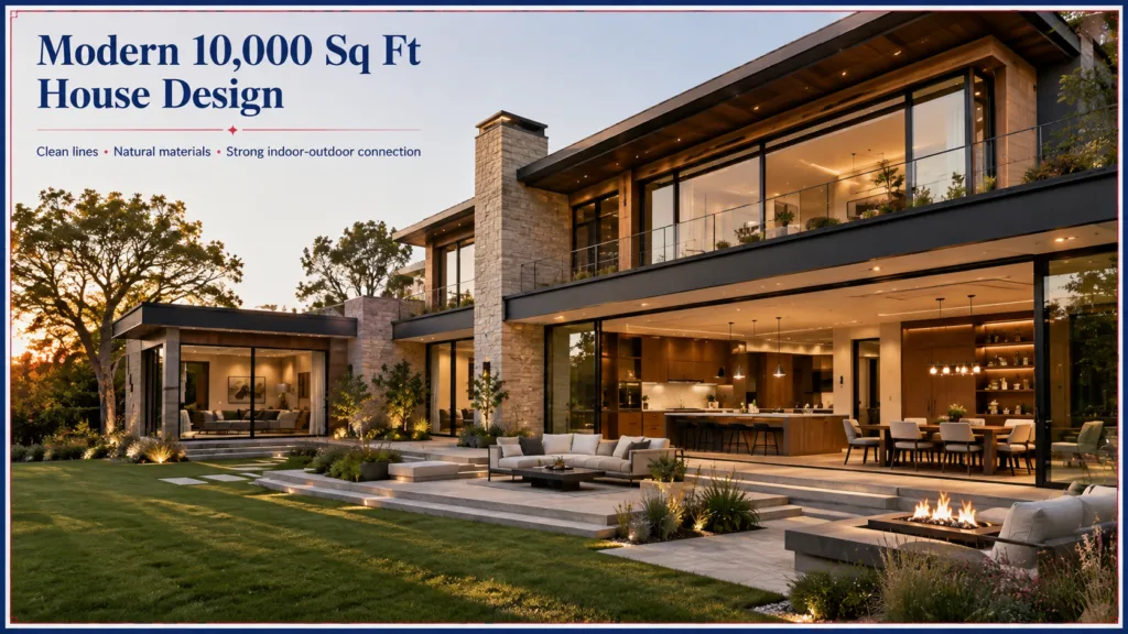 Modern 10,000 Sq Ft House Design