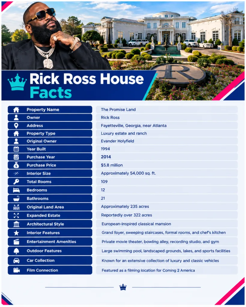 Rick Ross House Facts