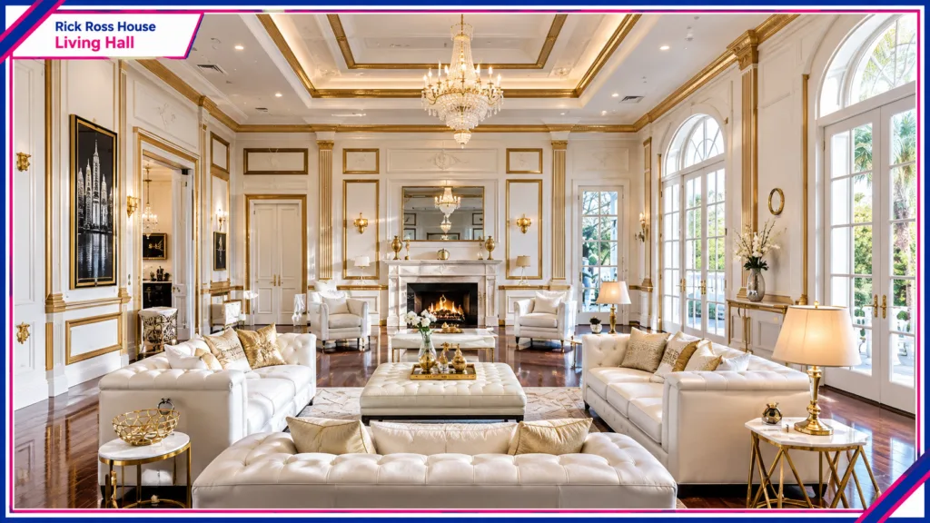 Rick Ross House Living Hall