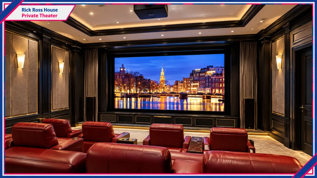 Rick Ross House Private Theater