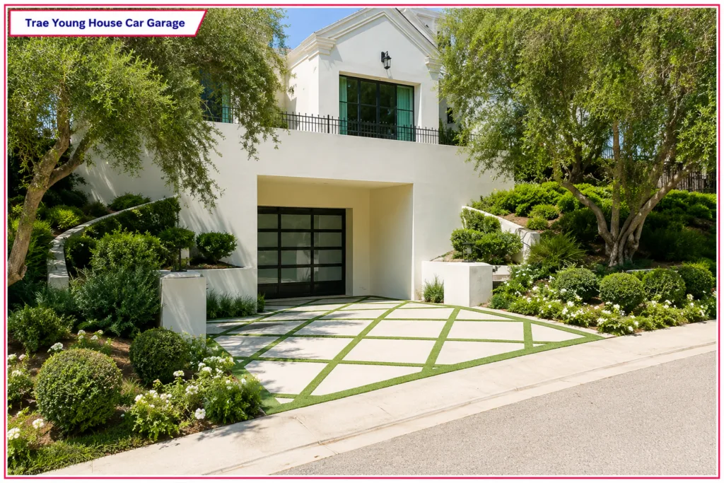 Trae Young House Car Garage