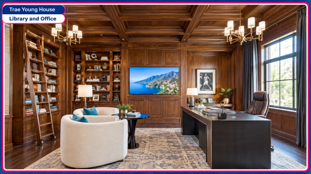 Trae Young House Library and Office
