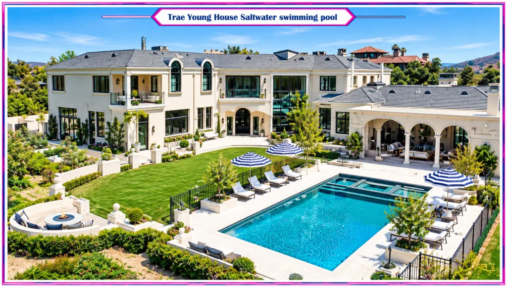 Trae Young House Saltwater swimming pool
