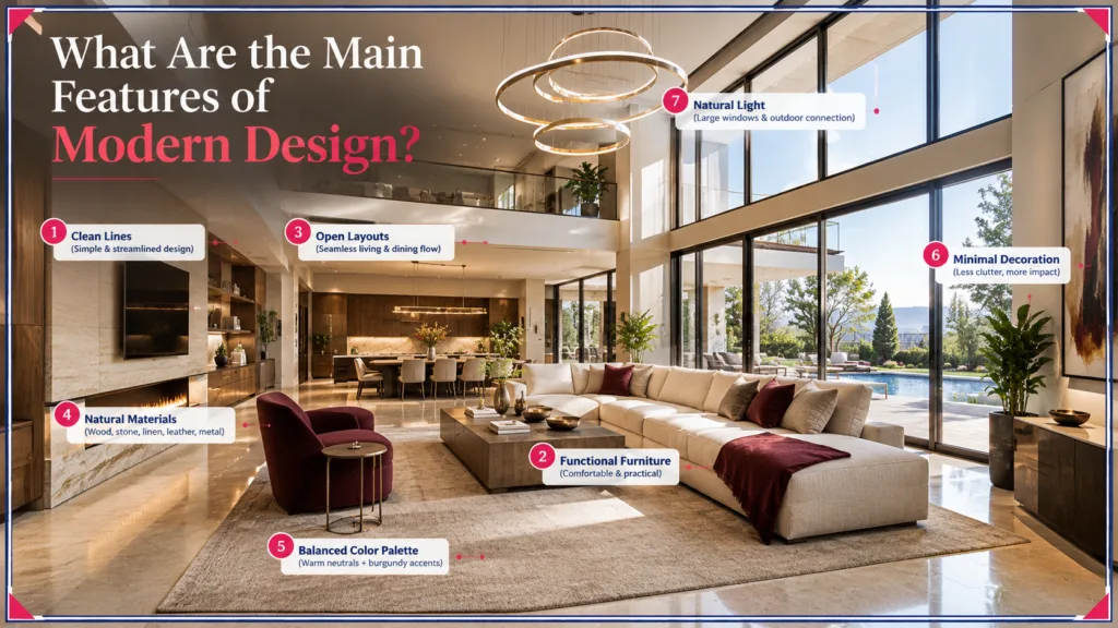 What Are the Main Features of Modern Design