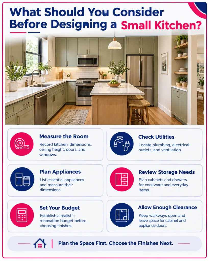 What Should You Consider Before Designing a Small Kitchen